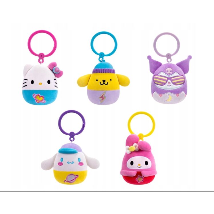 Product Λούτρινο Μπρελόκ Squishmallows Sanrio Hello Kitty And Friends - Keychain Kawaii Tokyo Random 1τμχ Τυχαία Επιλογή image