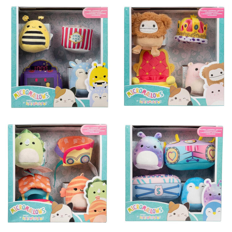 Product Λούτρινο Squishmallows Micromallows Playset of 4 (Τυχαία Επιλογή) image