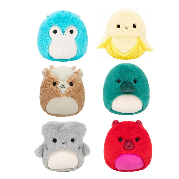 Fuzzamallow Sloth Λούτρινο Squishmallows Fuzzamallow W5A 13cm 1τμχ Τυχαία Επιλογή | Nerdom