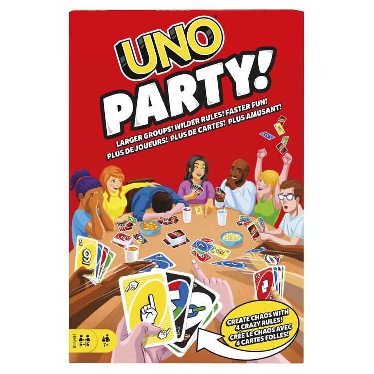 Product Επιτραπέζιο με Κάρτες Mattel Uno Party image