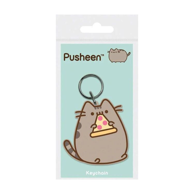 Product Pusheen Pizza Keychain image