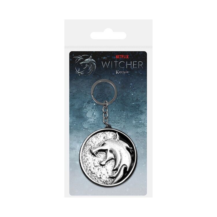 Product The Witcher The Wolf Metal Keychain image