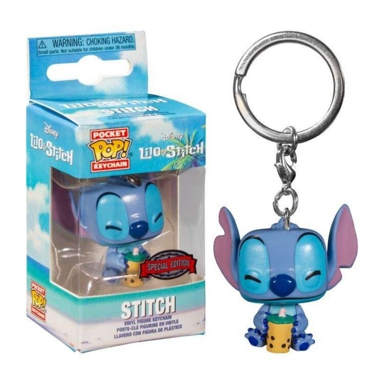 Product Μπρελόκ Funko Pocket Pop! Stitch with Boba image