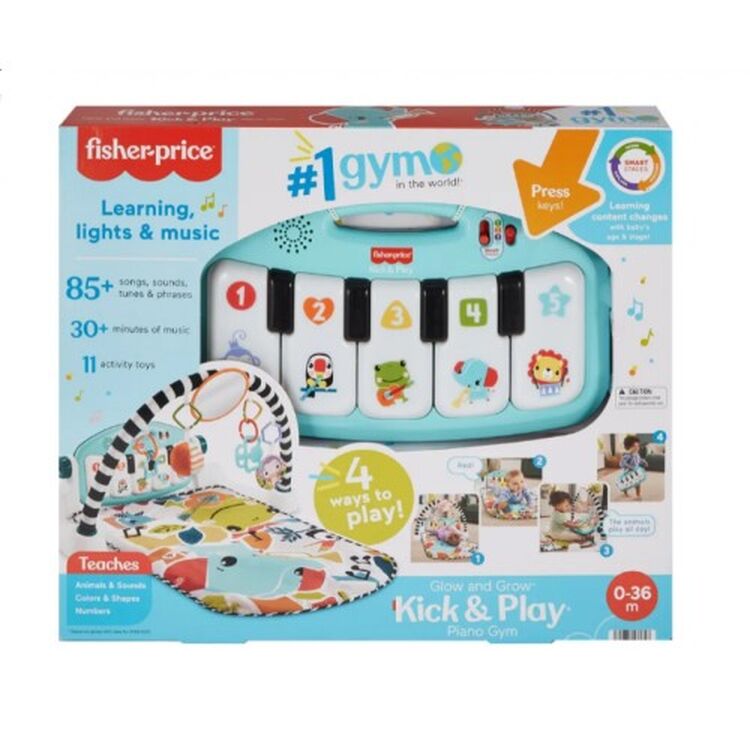 Product Fisher-Price®: Εκπαιδευτικό Πάπλωμα Γυμναστήριο - Moυσικό Πιανάκι (HWY55) image