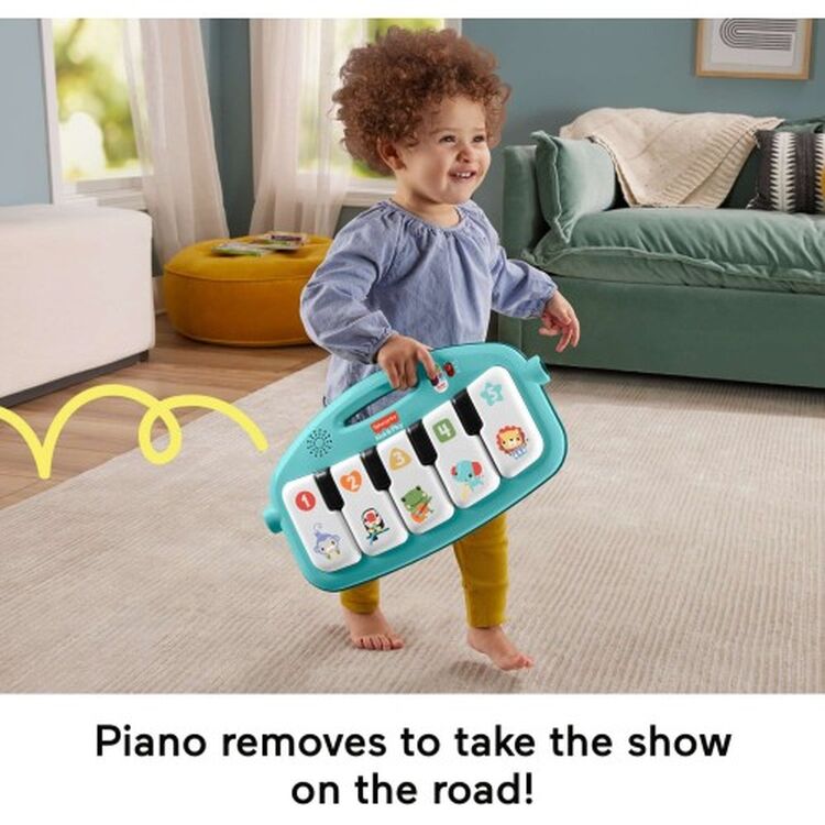 Product Fisher-Price®: Εκπαιδευτικό Πάπλωμα Γυμναστήριο - Moυσικό Πιανάκι (HWY55) image