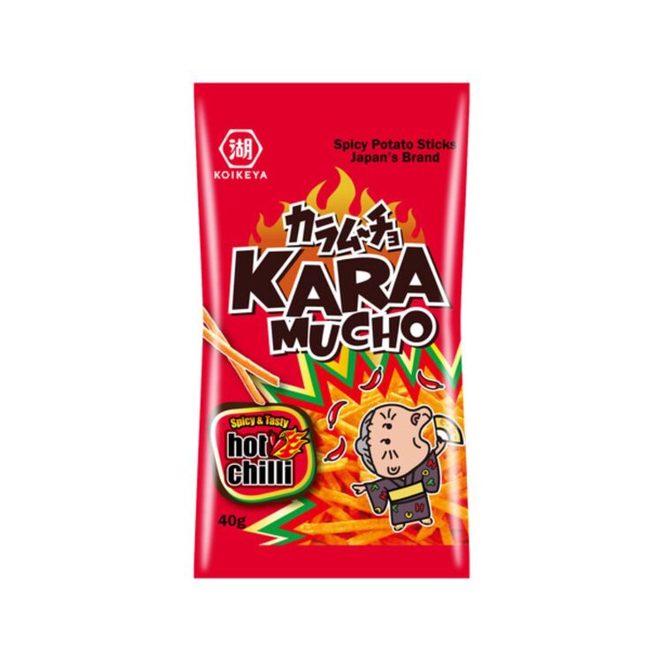 Product Koikeya Karamucho Sticks Chips Hot Chili image