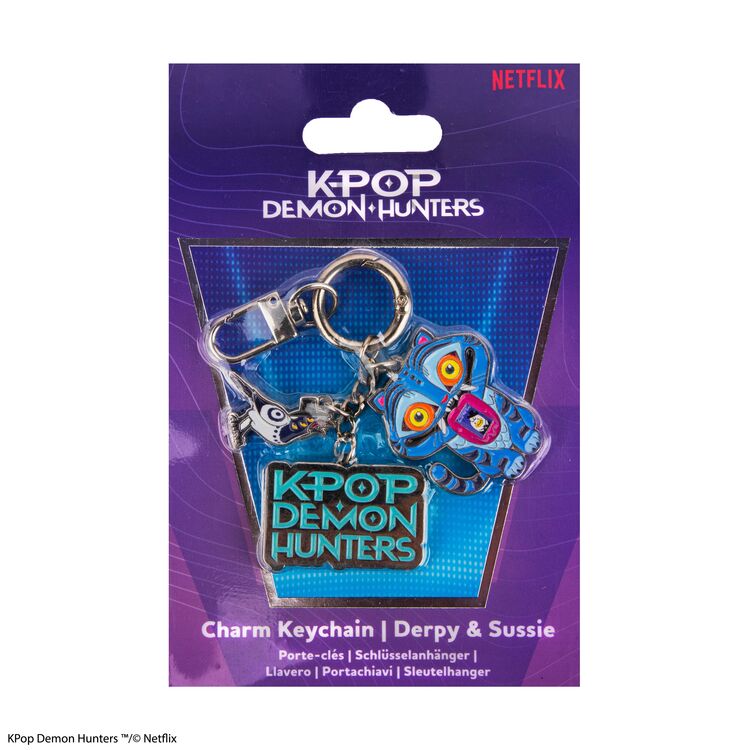 Product Μπρελόκ K-POP Demon Hunters Derpy and Sussie Charm Keychain image