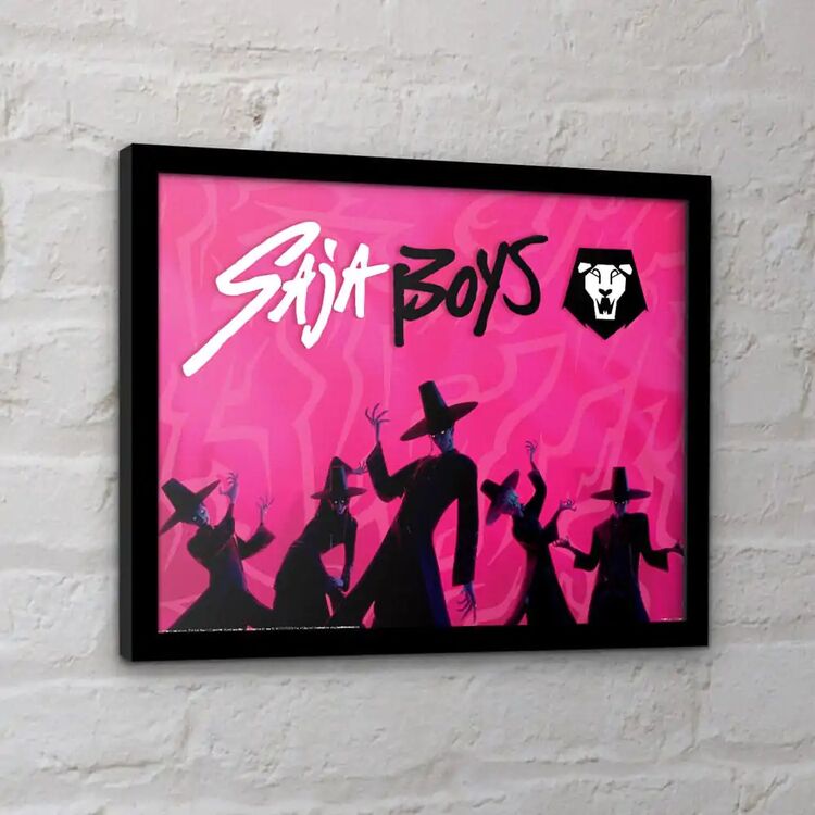 Product Κάδρο Kpop Demon Hunters Saja Boys Framed Print Idol image