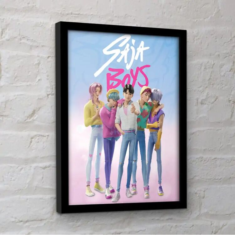 Product Κάδρο Kpop Demon Hunters Saja Boys Framed Print image