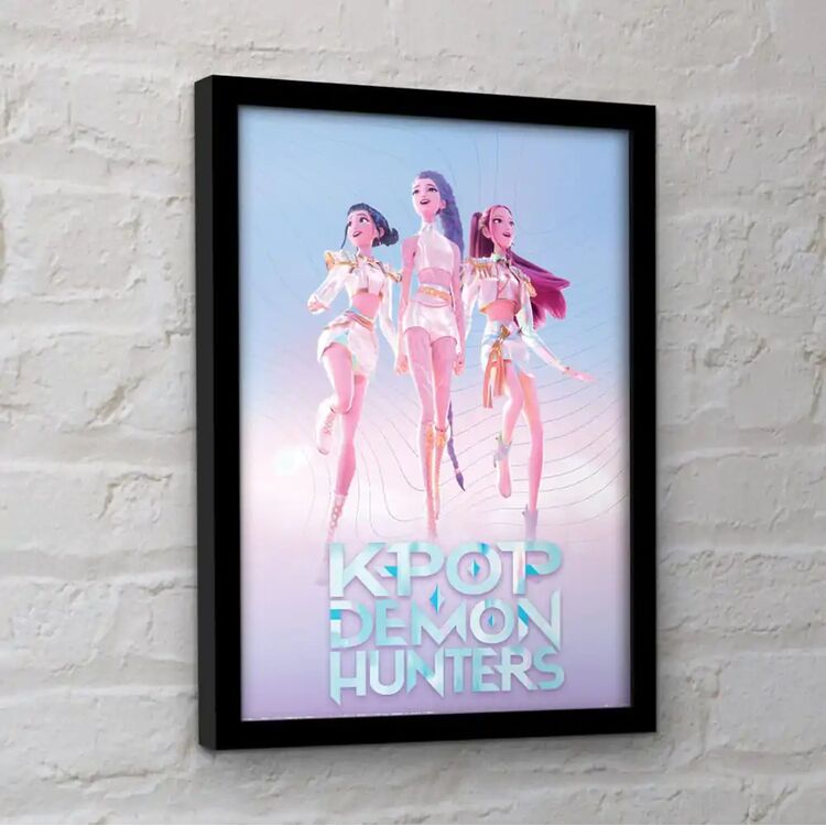 Product Kpop Demon Hunters Trio Framed Print image