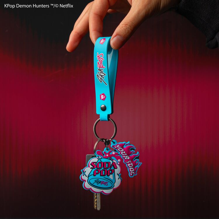 Product Μπρελόκ K-Pop Demon Hunters Wristlet Keychain Soda Pop image