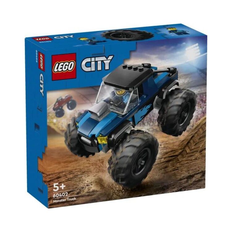 Product LEGO® City: Blue Monster Truck Off-Road Toy (60402) image