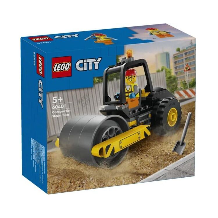 Product LEGO® City: Construction Steamroller Toy (60401) image