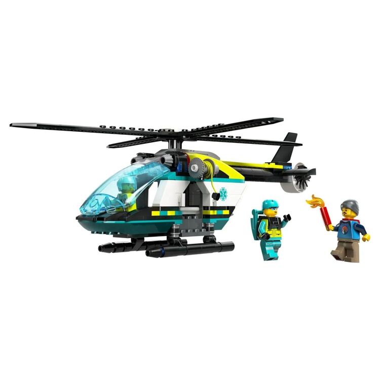 Product LEGO® City: Διασωστικό Ελικόπτερο Έκτακτης Ανάγκης, Σετ Κατασκευής (60405) image
