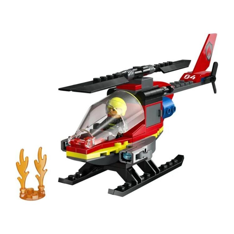 Product LEGO® City: Fire Rescue Helicopter Building Set (60411) image
