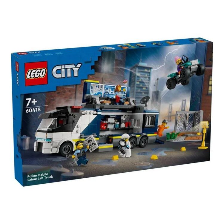 Product LEGO® City: Police Mobile Crime Lab Truck Toy (60418) image