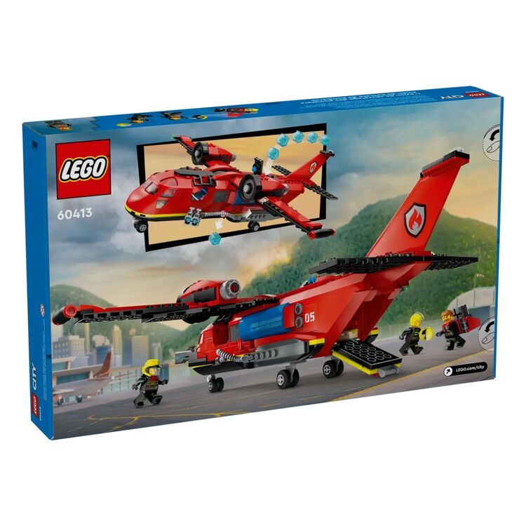 Product LEGO® City: Fire Rescue Plane Building Toy Set (60413) image