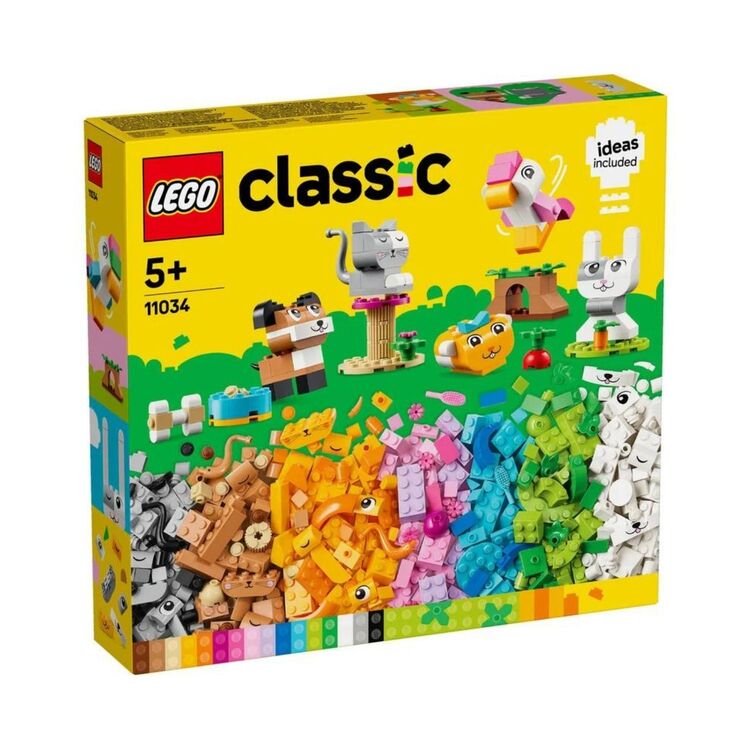 Product LEGO® Classic: Δημιουργικά Κατοικίδια, Κατασκευάσιμο Παιχνίδι με Ζώα (11034) image
