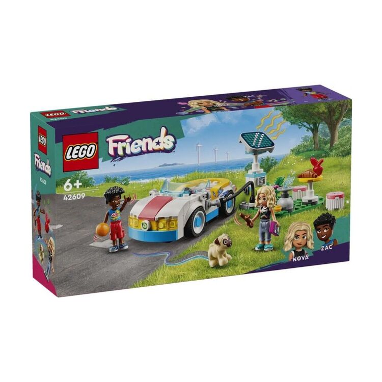 Product LEGO® Friends: Ηλεκτρικό Αυτοκίνητο και Φορτιστής, Παιχνίδι (42609) image