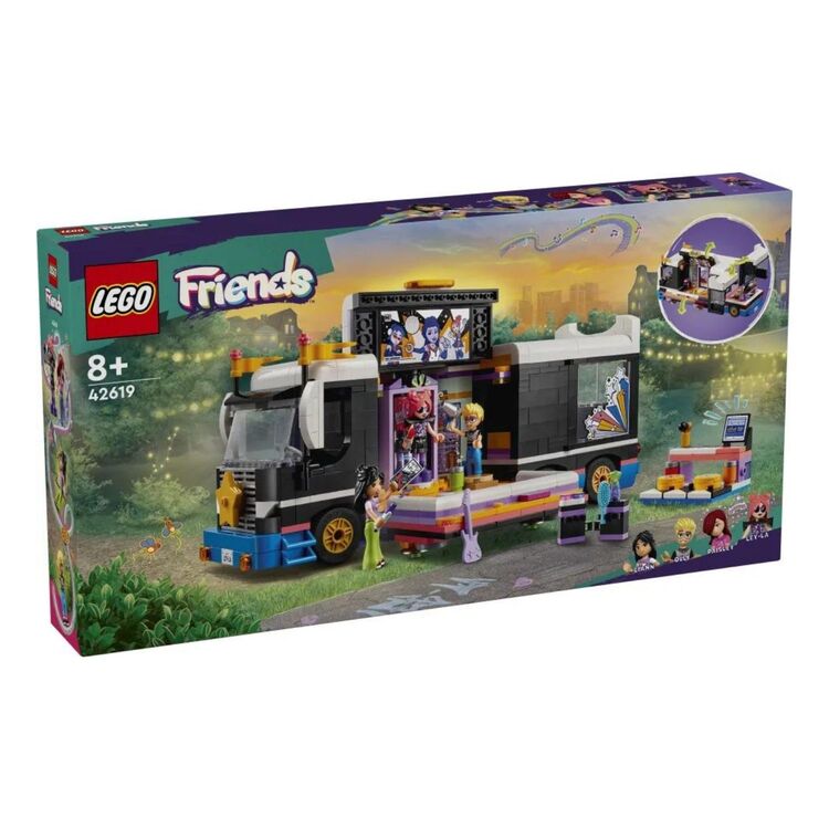 Product LEGO® Friends: Pop Star Music Tour Bus Toy (42619) image