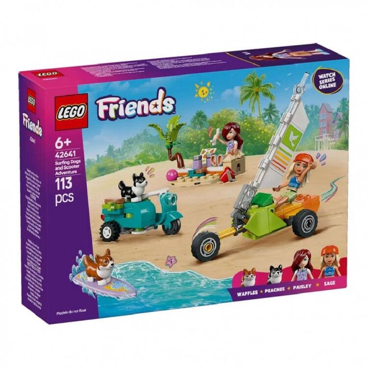 Product LEGO® Friends: Surfing Dogs and Scooter Adventure (42641) image