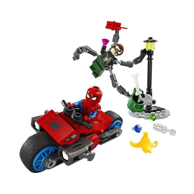 Product LEGO® Marvel: Motorcycle Chase: Spider-Man vs. Doc Ock (76275) image