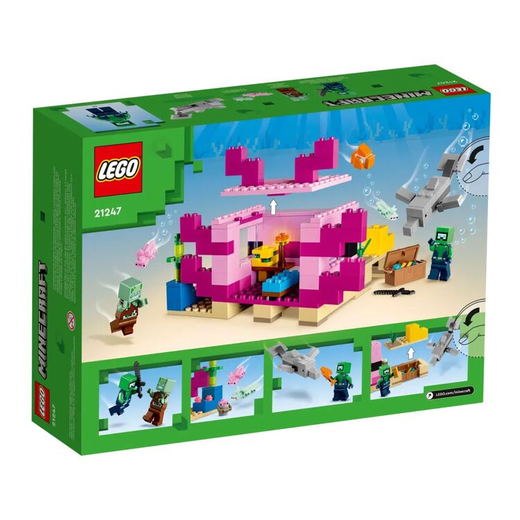 Product LEGO® Minecraft®: Το Σπίτι Αξολότλ (21247) image