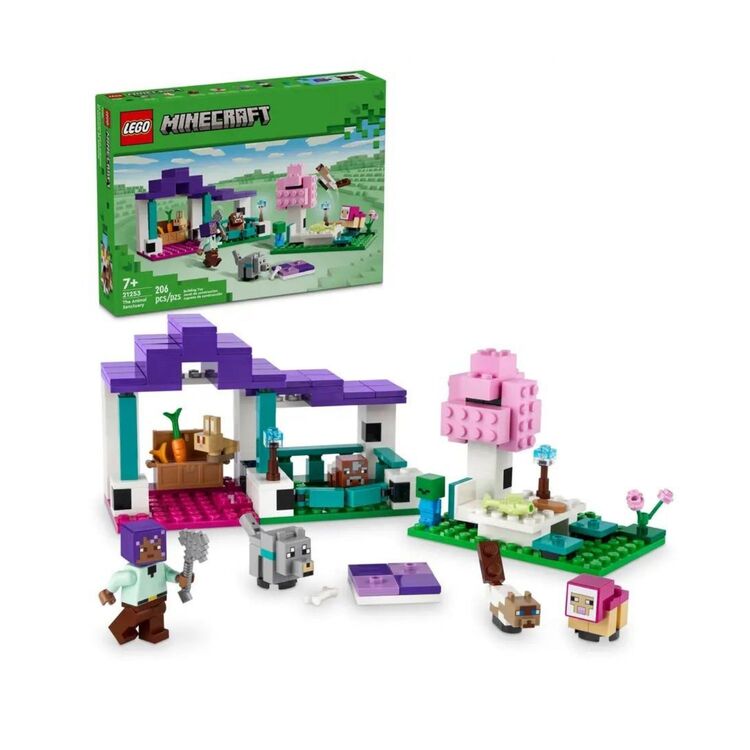Product LEGO® Minecraft®: Το Καταφύγιο των Ζώων, Σετ (21253) image