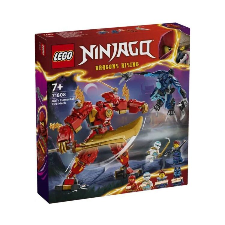 Product LEGO® NINJAGO®: Kai’s Elemental Fire Mech Toy (71808) image