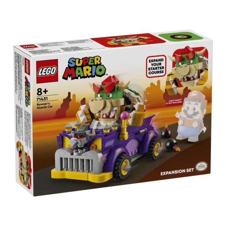Product LEGO® Super Mario™: Πίστα Επέκτασης Muscle Car του Bowser (71431) image