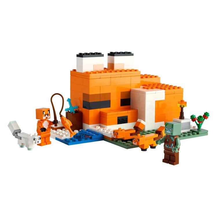 Product LEGO® Minecraft®: Η Καλύβα των Αλεπούδων (21178) image