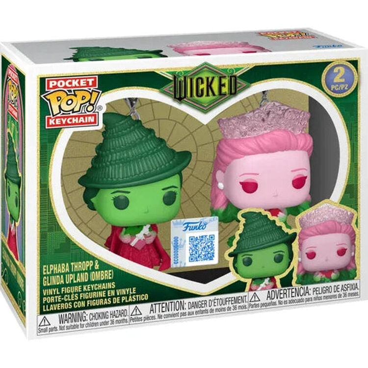 Product Funko Pocket Pop! 2-Pack: Wicked - Glinda & Elphaba (Ombre) image