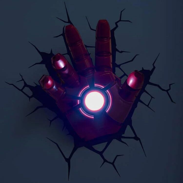 Product Marvel 3D Logo Light Iron Man Hand image