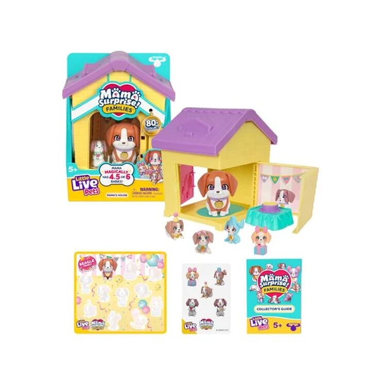 Product Giochi Preziosi Little Live Pets: Mama Surprise Families Σπιτάκι Με Σκυλάκια (LP306000) 1τμχ Τυχαία Επιλογή image