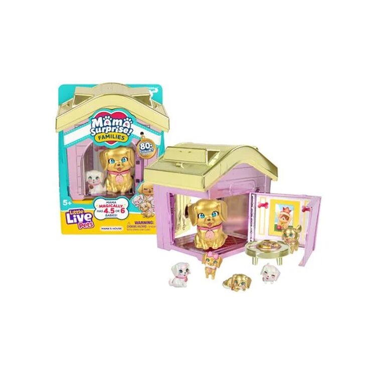 Product Giochi Preziosi Little Live Pets: Mama Surprise Families Σπιτάκι Με Σκυλάκια (LP306000) 1τμχ Τυχαία Επιλογή image