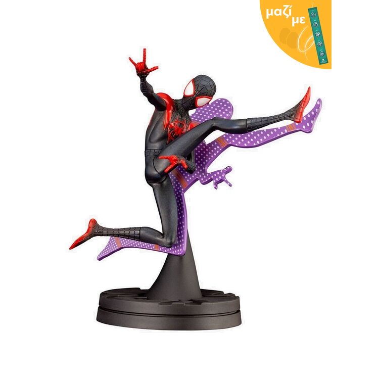Product Spider-Man: Into the Spider-Verse ARTFX Statue Spider-Man Miles Morales Hero Suit Along with an Easter Candle image
