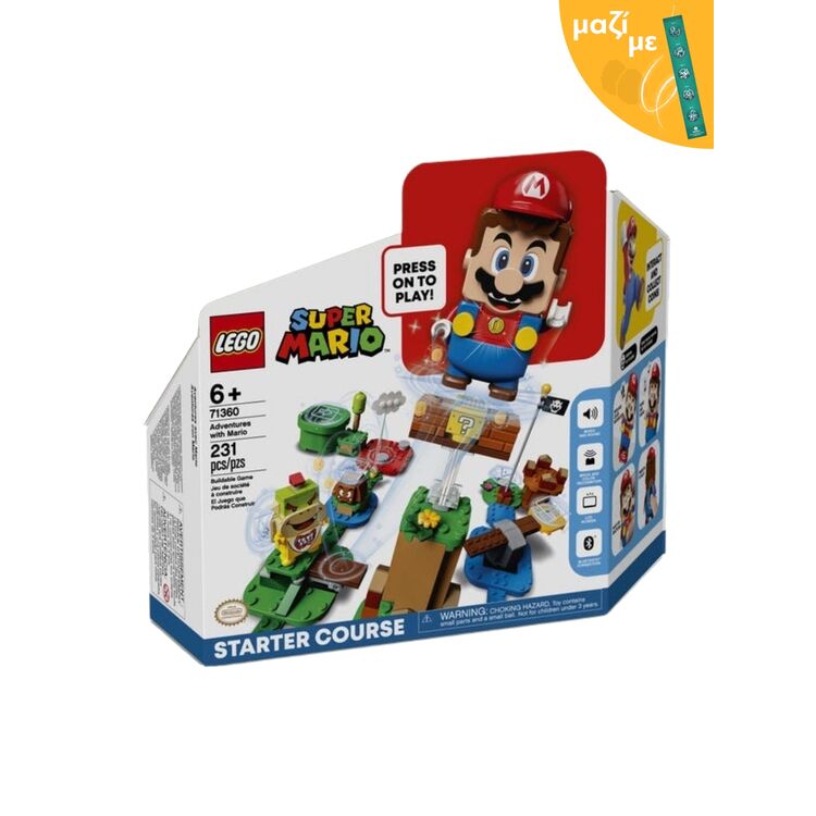 Product LEGO® Super Mario™: Adventures with Mario Starter Cours (71360) Along with an Easter Candle image