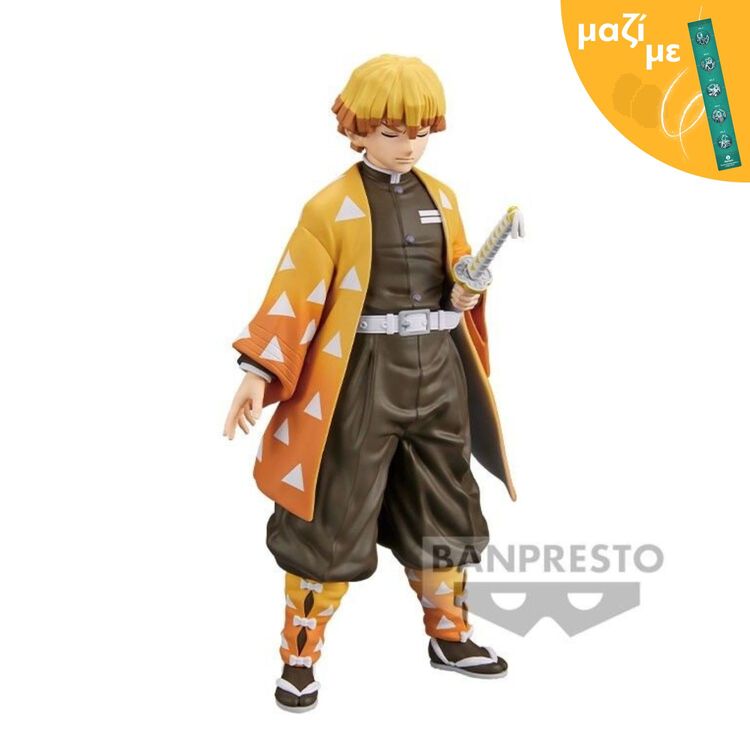 Product Φιγούρα Demon Slayer Kimetsu No Yaiba Zenitsu Agatsuma vol.31 Μαζί με Πασχαλινή Λαμπάδα image