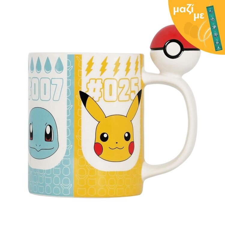 Product Pokemon Pokeball 3D Handle Mug Along with an Easter Candle image