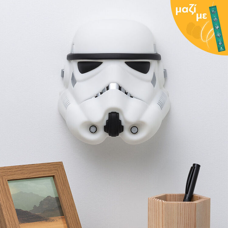 Product Φωτιστικό Star Wars Stormtrooper Mask Μαζί με Πασχαλινή Λαμπάδα image