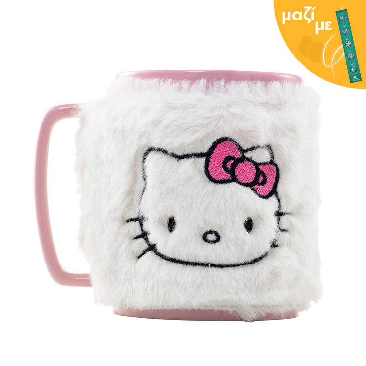 Product Hello Kitty Fuzzy Mug Along with an Easter Candle image