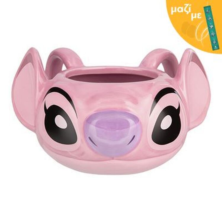 Product Κούπα Disney Stitch Angel Shaped Μαζί με Πασχαλινή Λαμπάδα image