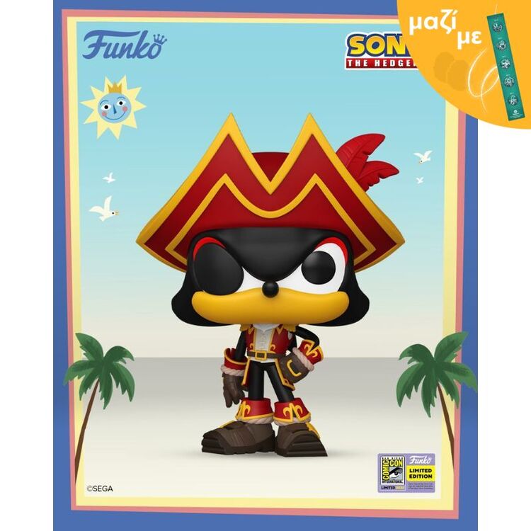 Product Φιγούρα Funko Pop! Sonic The Hedgehog - Buccaneer Shadow (Convention Special Edition) Μαζί με Πασχαλινή Λαμπάδα image