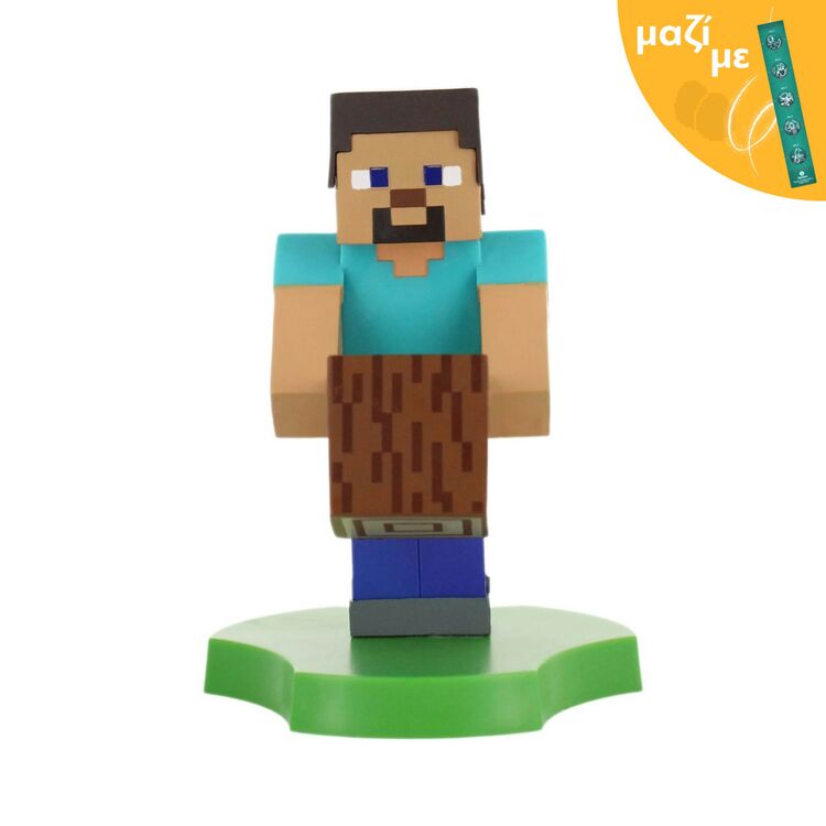 Product EXG Cable Guys Holdem: Minecraft Steve Earbud Holder Along with an Easter Candle image