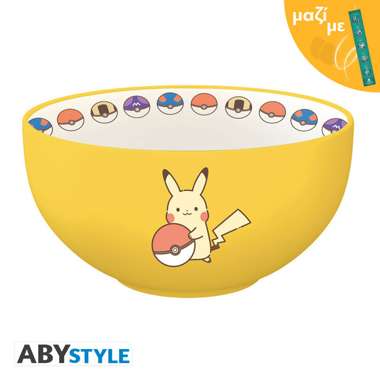 Product Pokemon Electric Type Bowl Along with an Easter Candle image