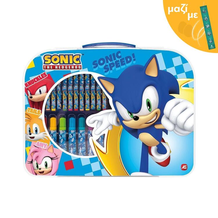 Product AS Art Case Sonic: The Hedgehog - Blister Painting Set (1023-66231) Along with an Easter Candle image