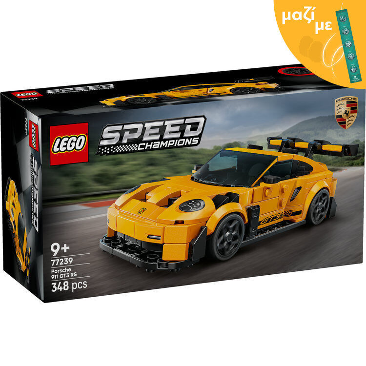 Product LEGO® Speed Champions: Porsche 911 GT3 RS Super Car (77239) Along with an Easter Candle image