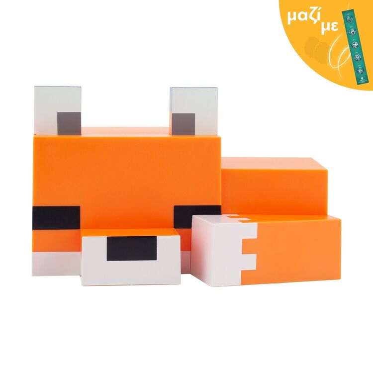 Product Paladone: Minecraft - Baby Fox Light (PP9472MCFV2) Along with an Easter Candle image