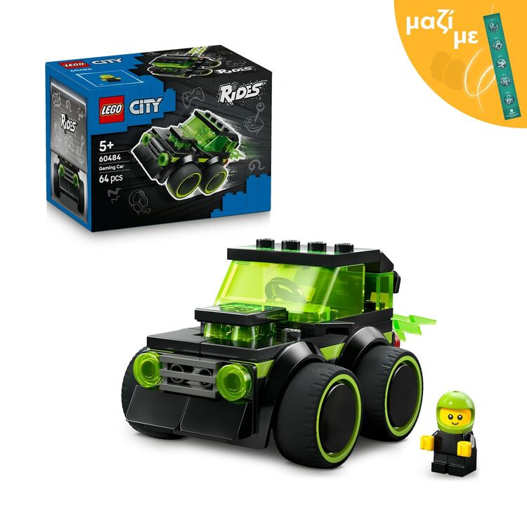 Product LEGO® City: Rides – Gaming Race Car (60484) Along with an Easter Candle image