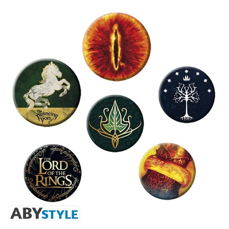 Product Lord Of The Rings Badge Pack Symbols image